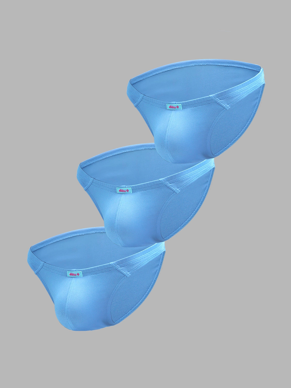 Set of 3 Blue Fog Bahia Briefs