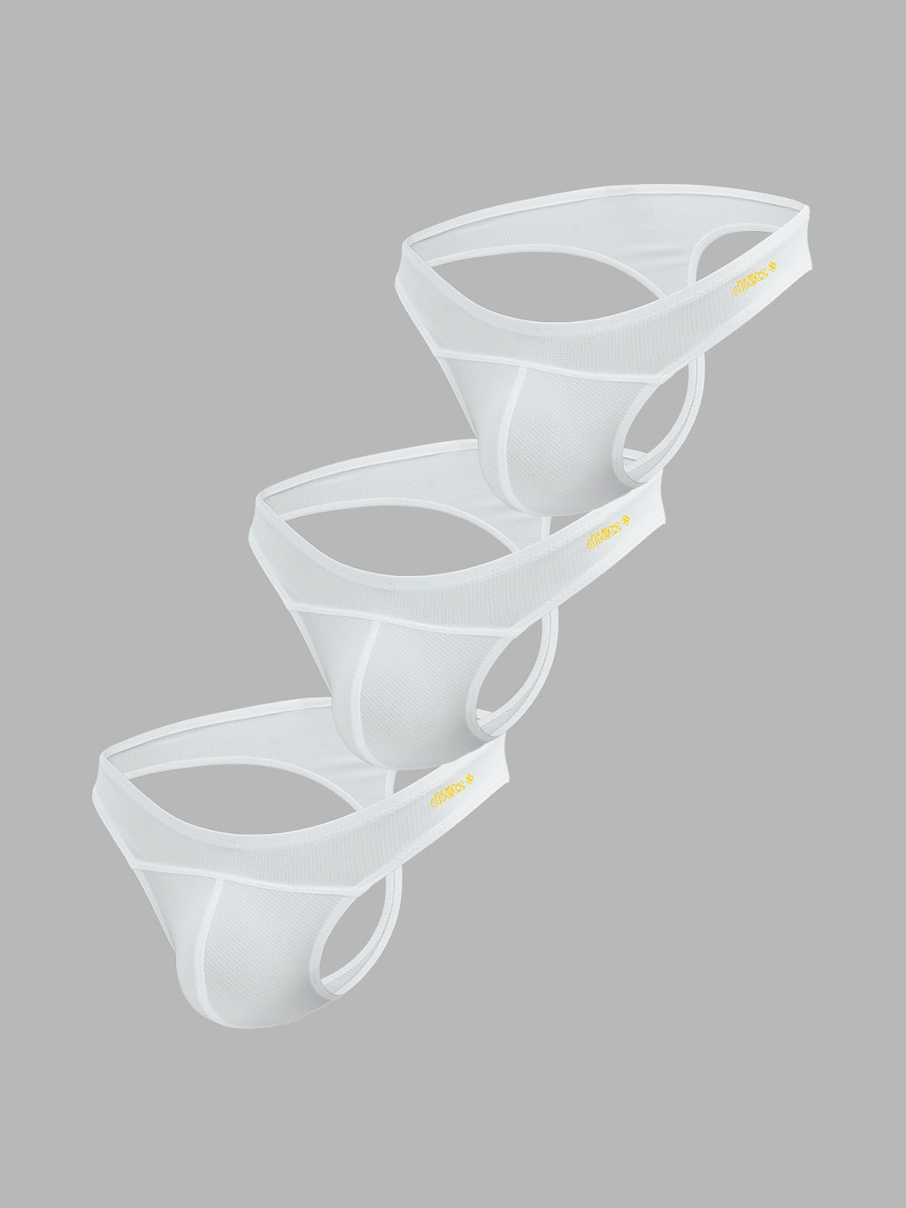 Set of 3 Konan White Thongs