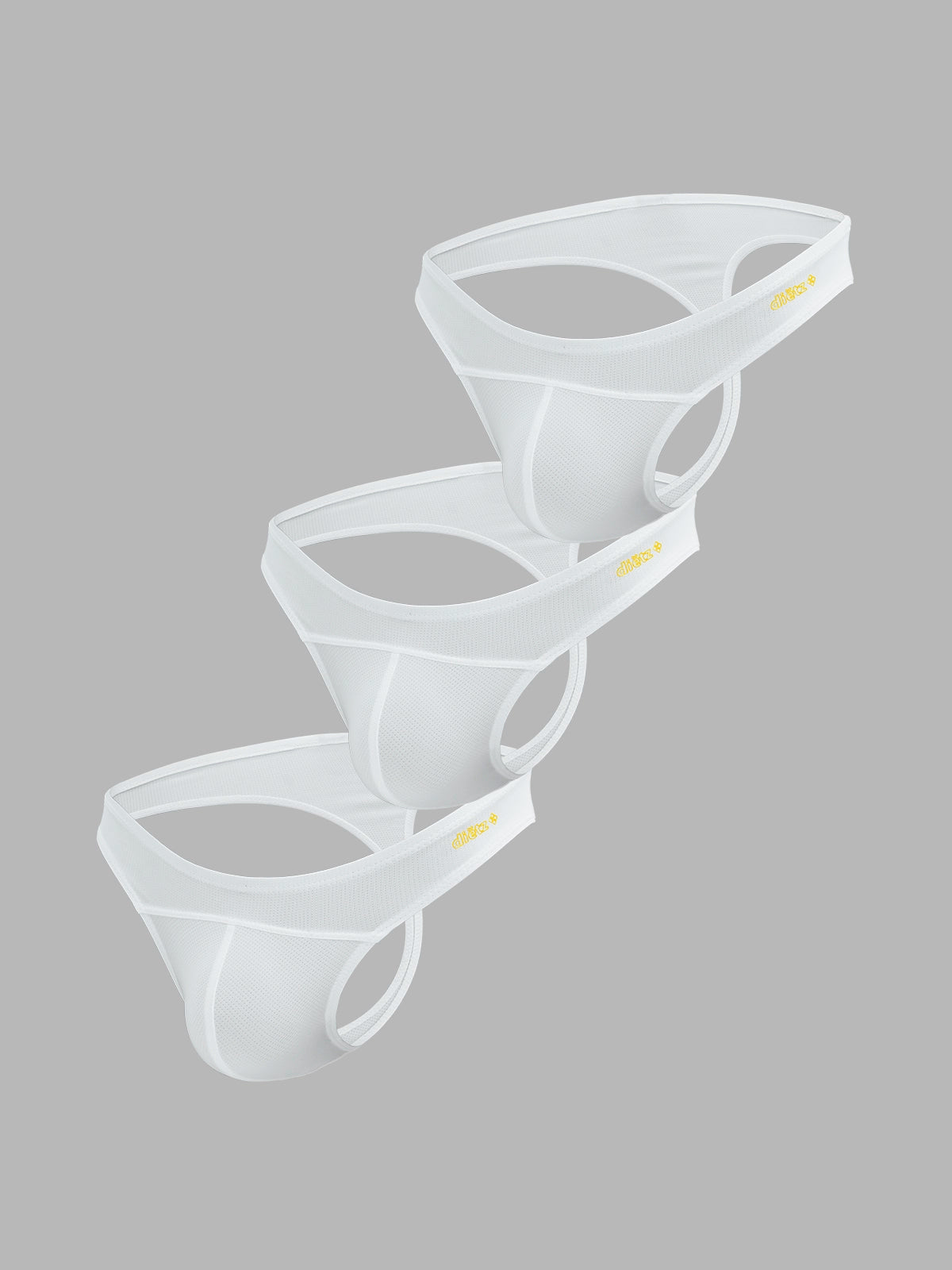 Set of 3 Konan White Thongs