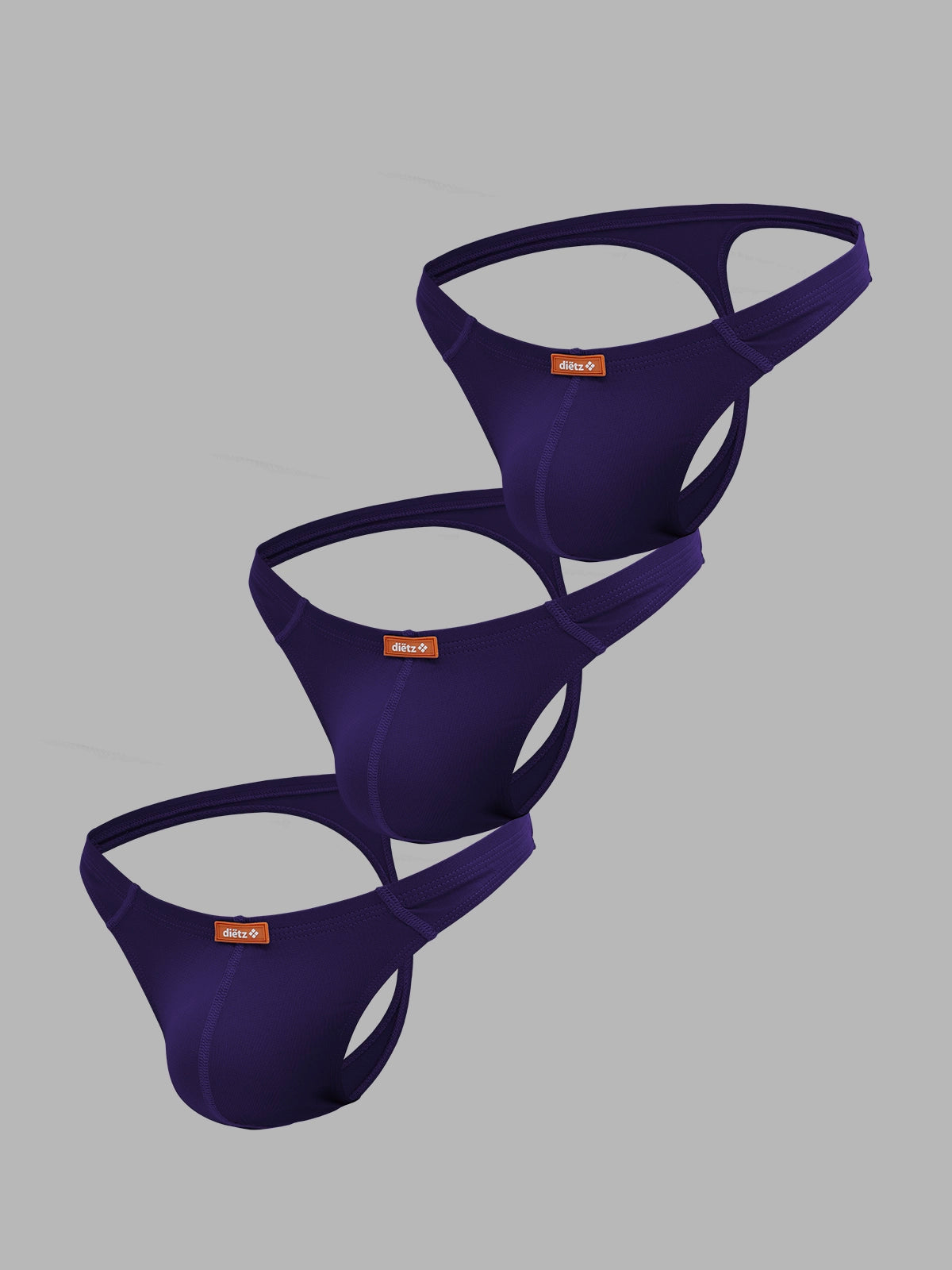 Set of 3 Purple Warrior Thongs