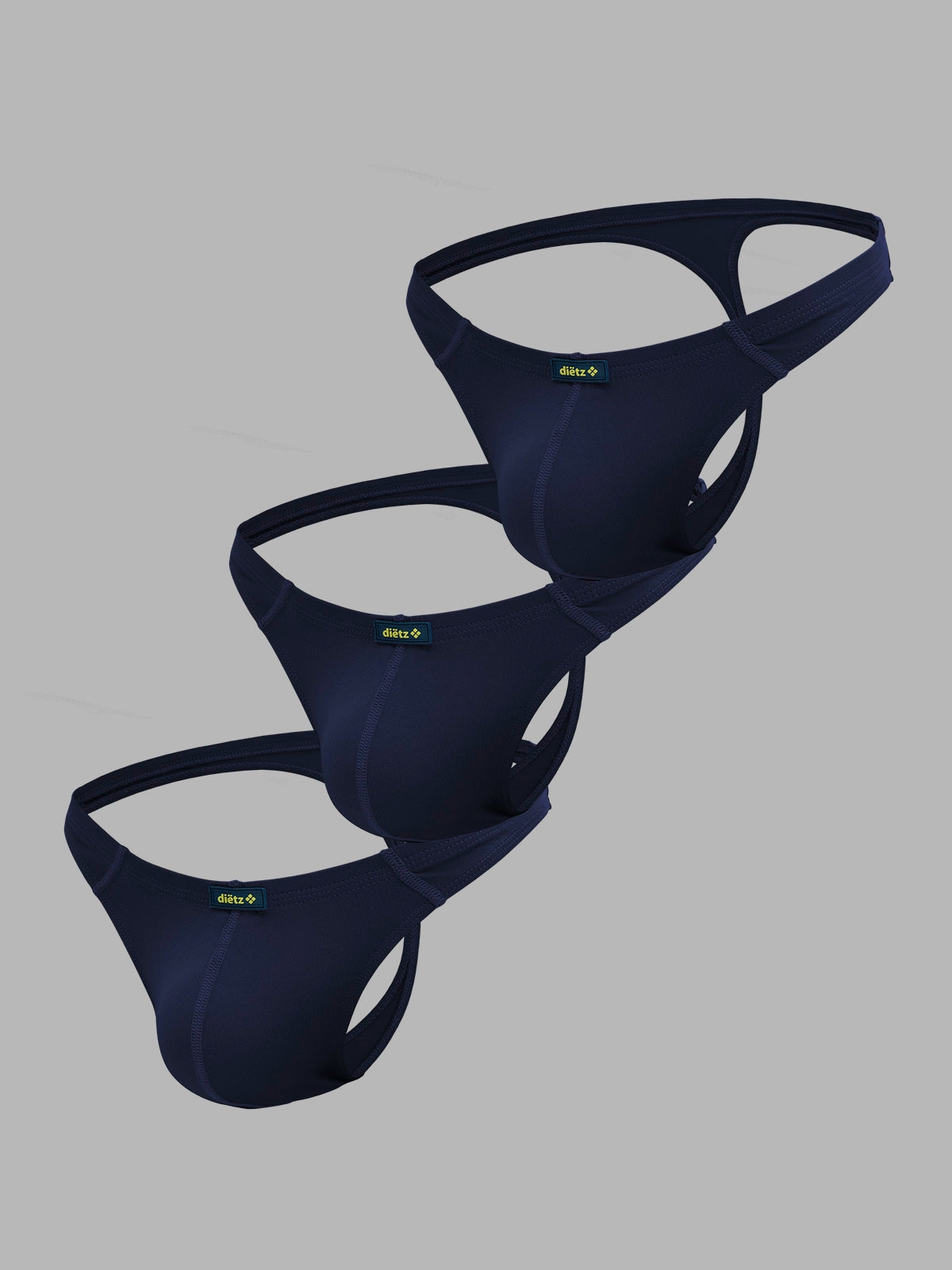 Set de 3 Tangas Warrior Azul marino