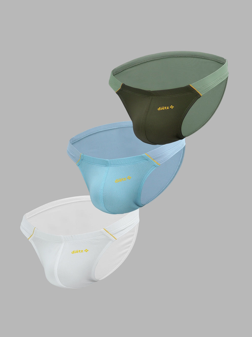 Set of 3 Multicolor Thunder Briefs