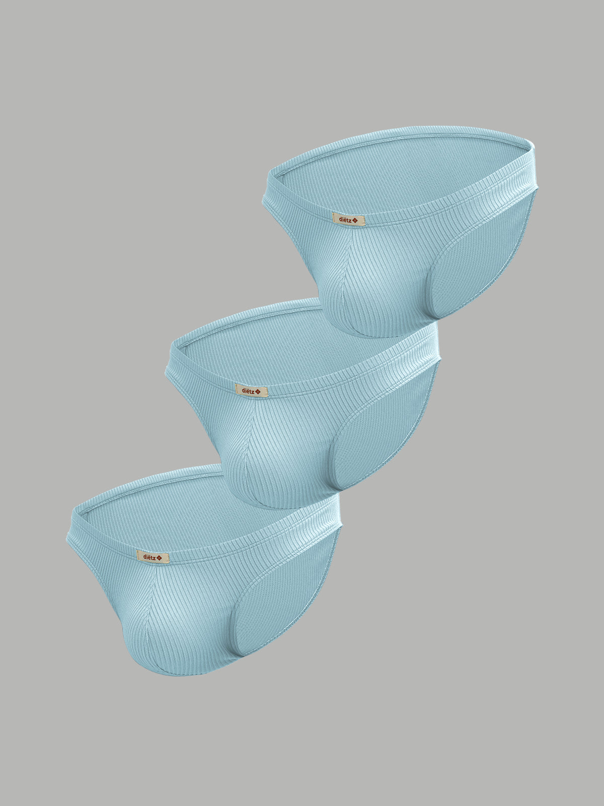 Set of 3 Vintage Light Blue Panties