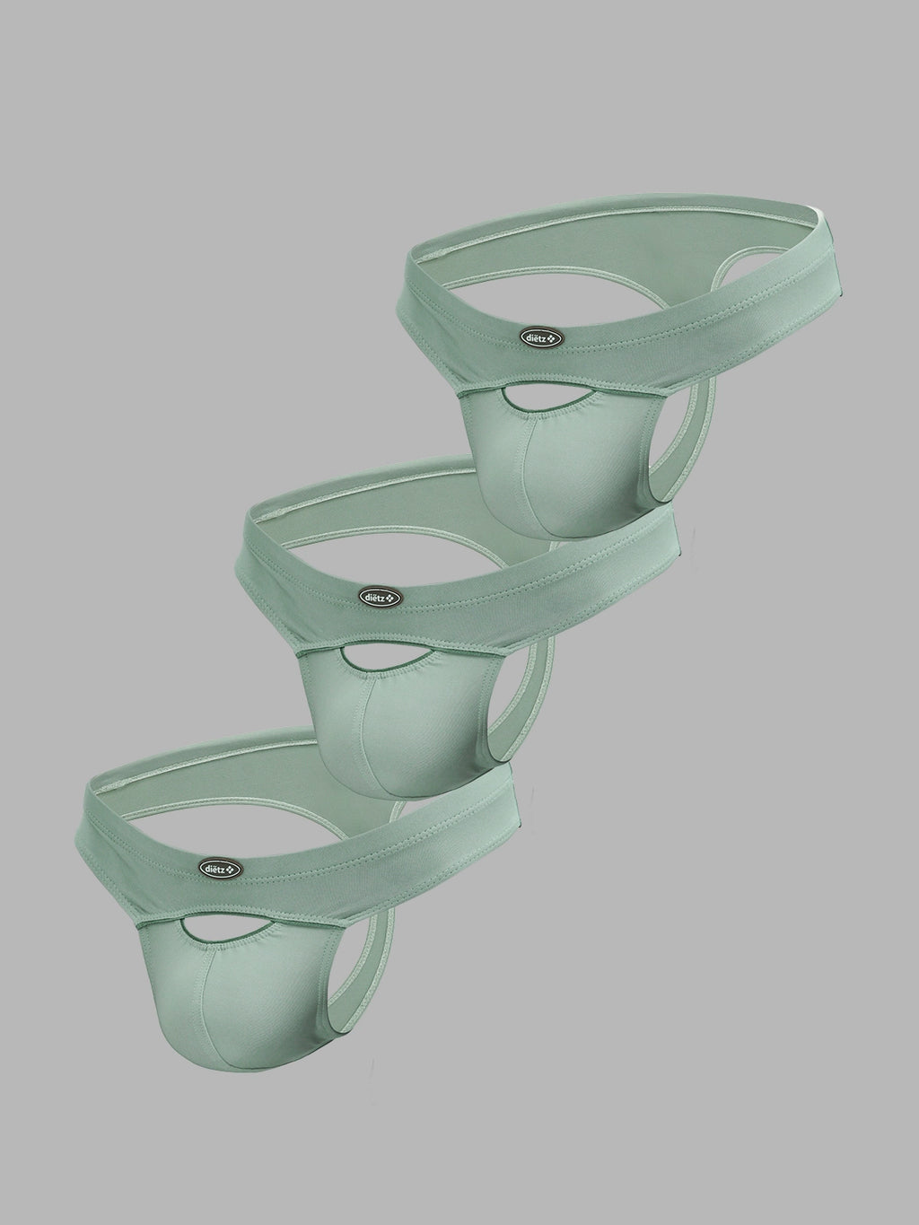 Set of 3 Thongs Blaze Green 