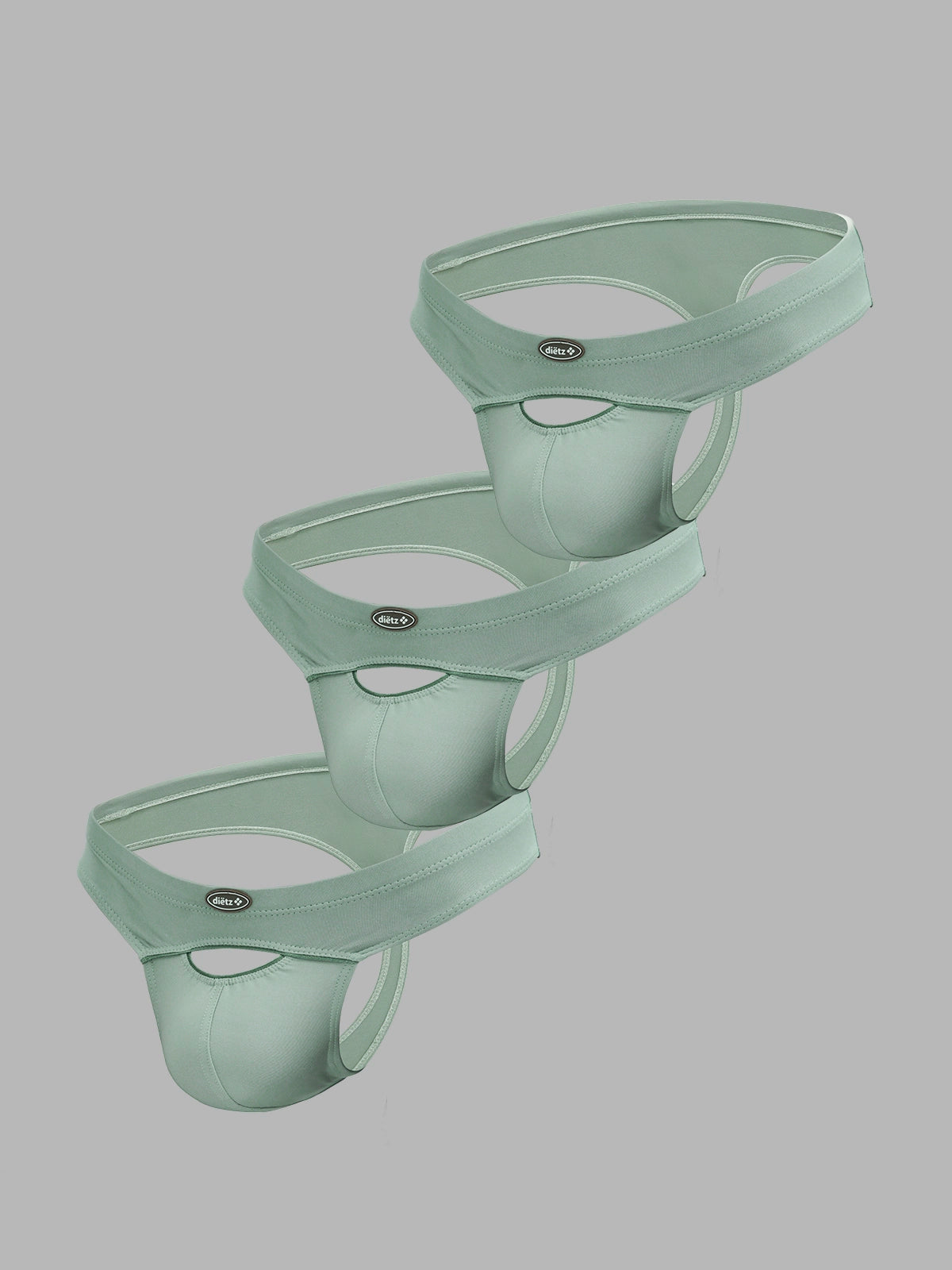 Set of 3 Blaze Green Thongs