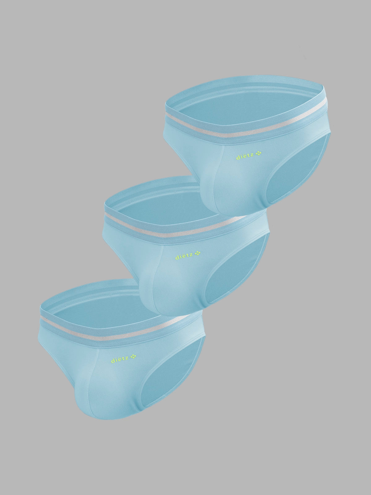 Set de 3 Trusas Ice Azul Celeste