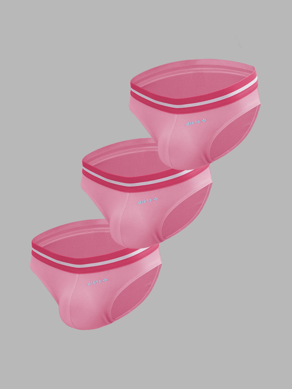 Set de 3 Trusas Ice Rosa Pastel