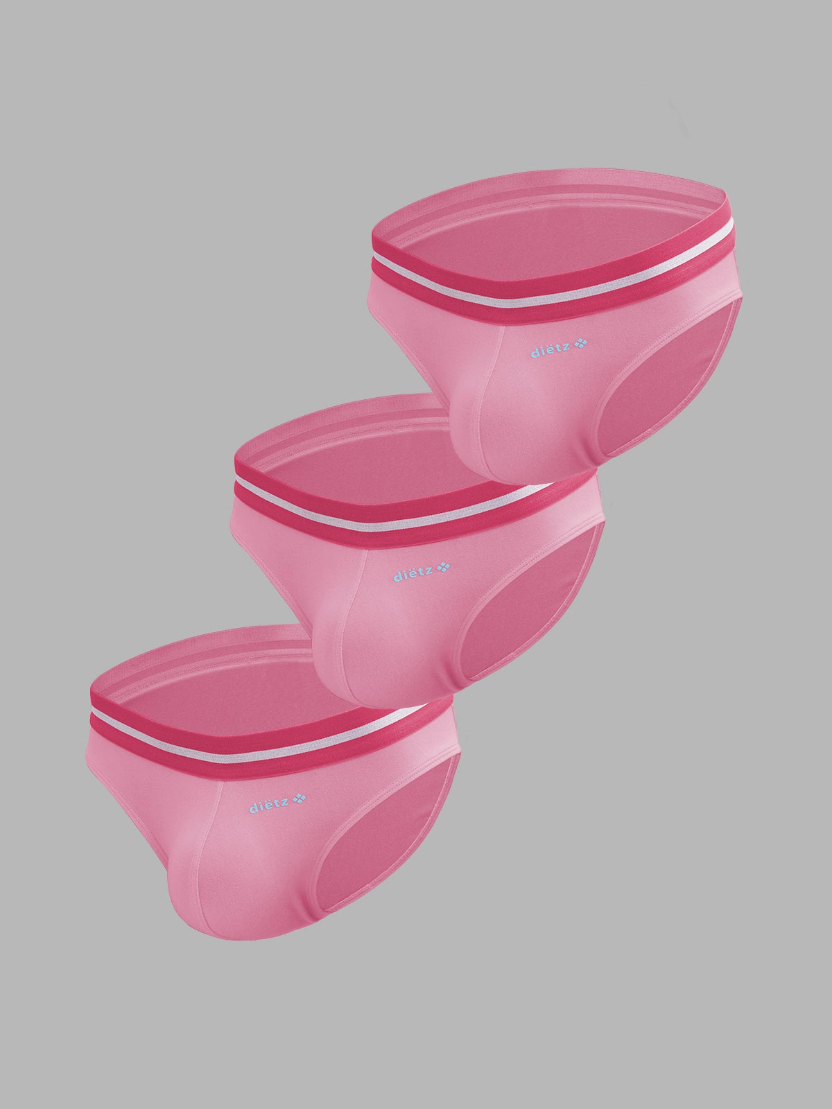 Set de 3 Trusas Ice Rosa Pastel