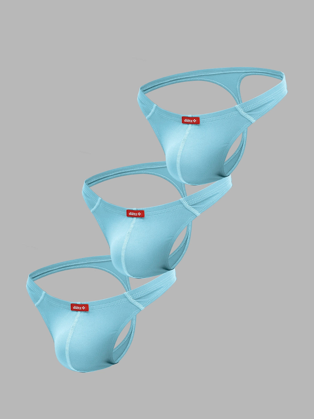 Set de 3 Tangas Warrior celeste