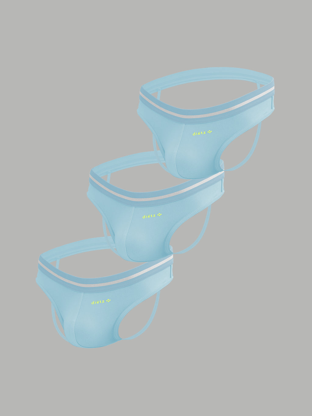 3-Pack Ice Jockstraps Light Blue