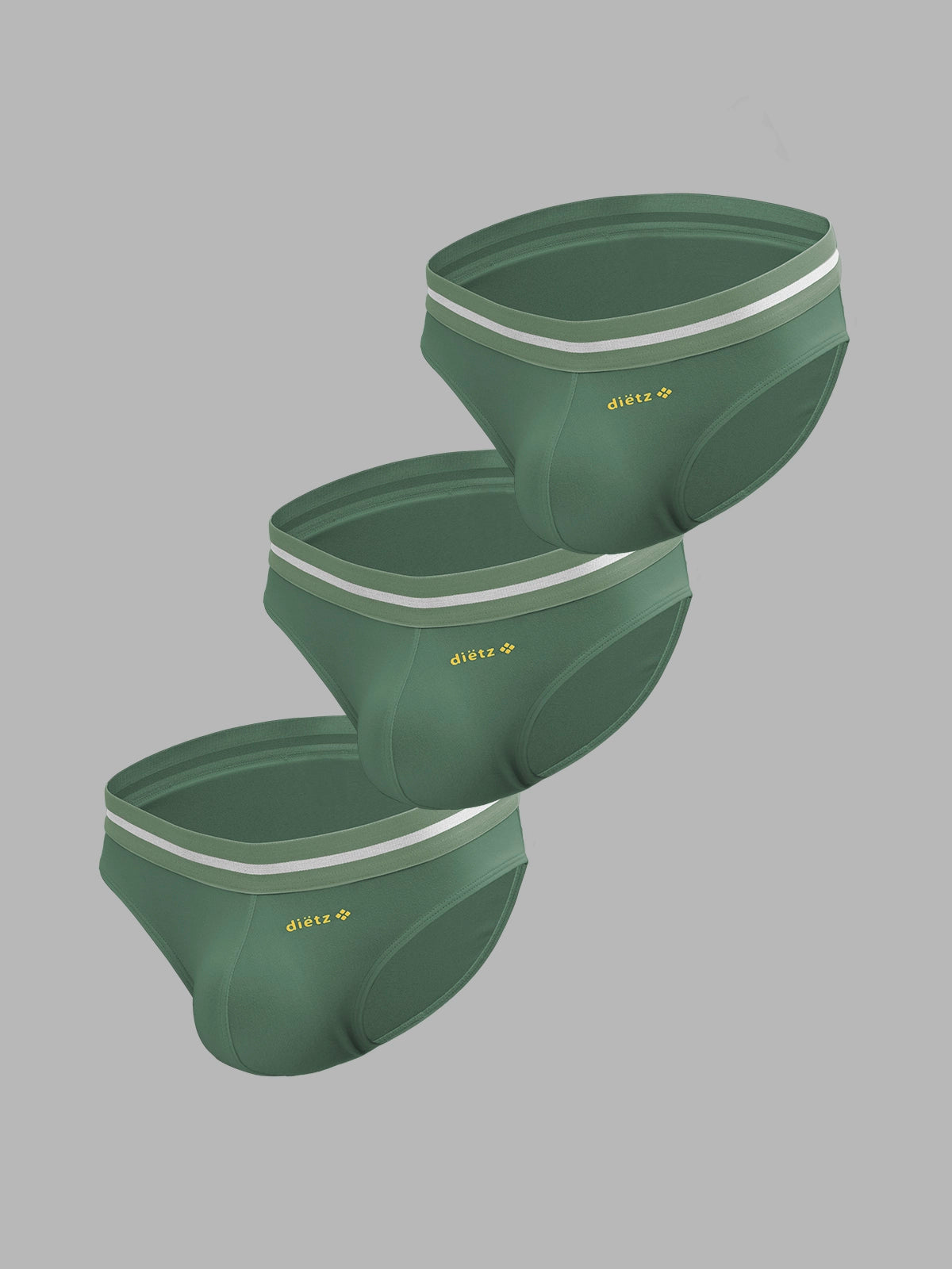 Set de 3 Trusas Ice Verde Olivo