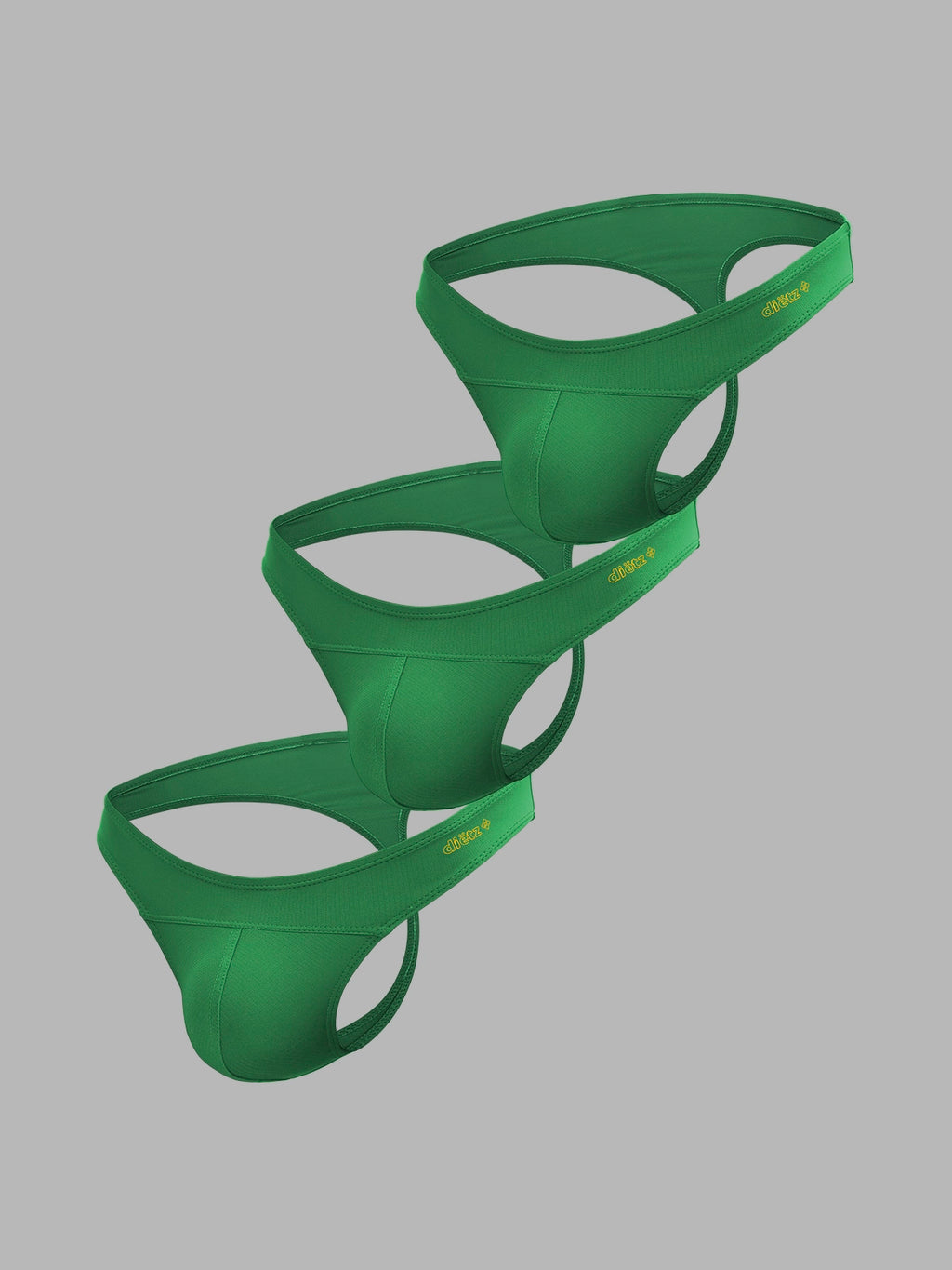 Set de 3 Tangas Konan Verde Bandera