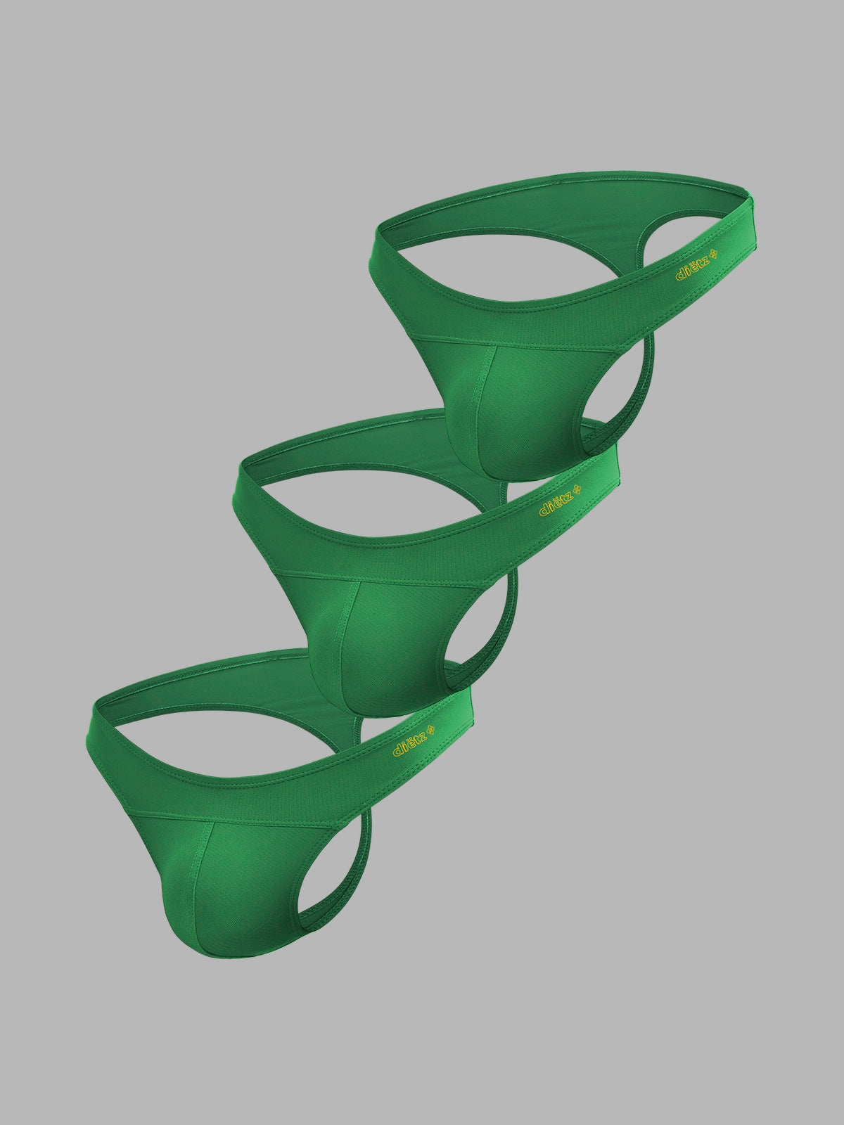 Set de 3 Tangas Konan Verde Bandera