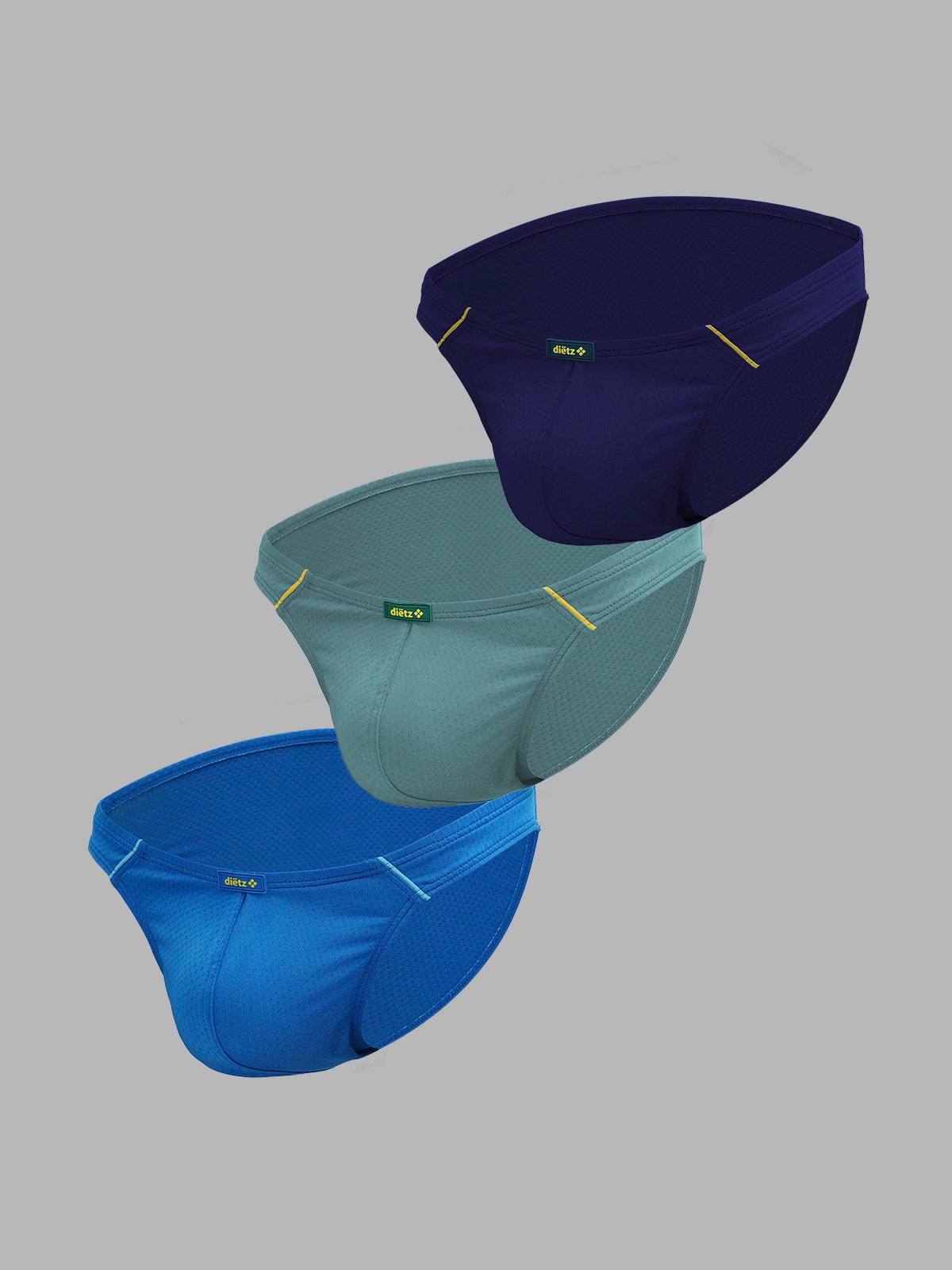 Pack of 3 Foza Multicolor Briefs