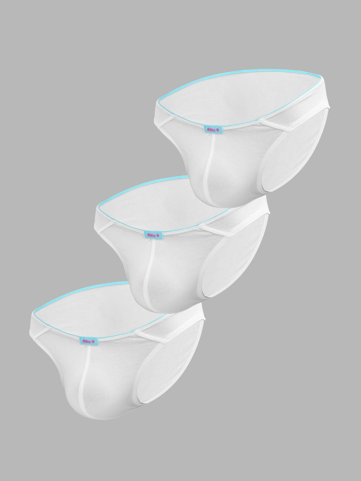 Set de 3 Trusas Básicas Blancas