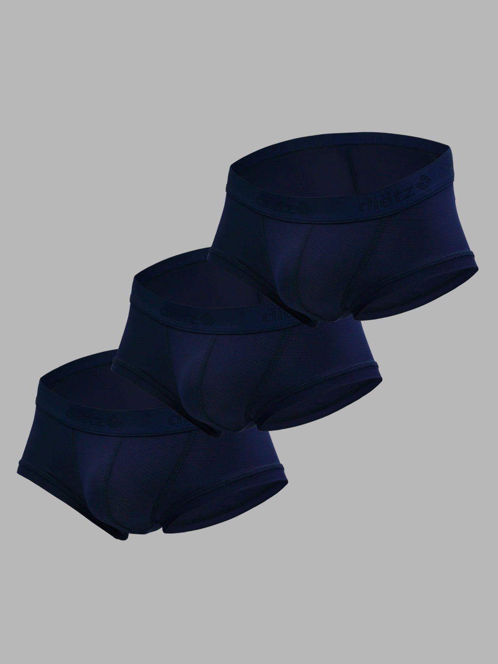 Set de 3 Boxers Motion Azul marino