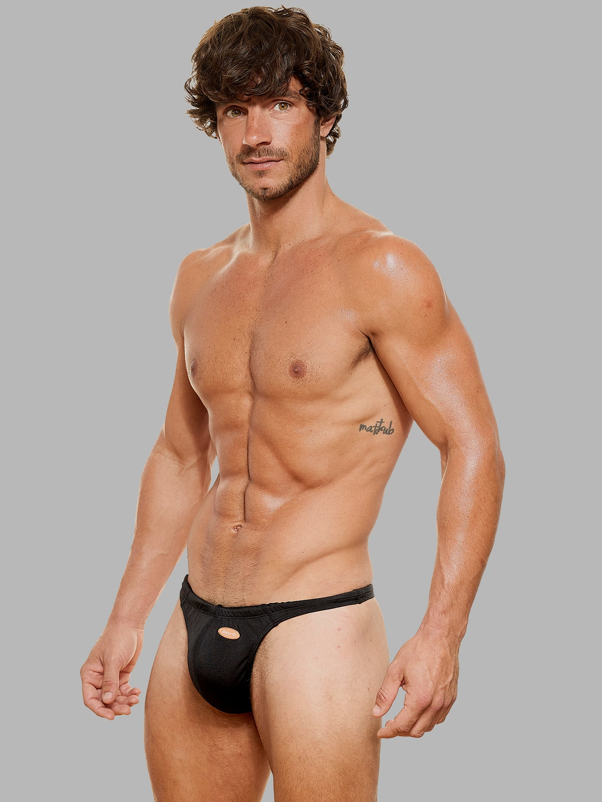 Palermo Black Thong Swimsuit
