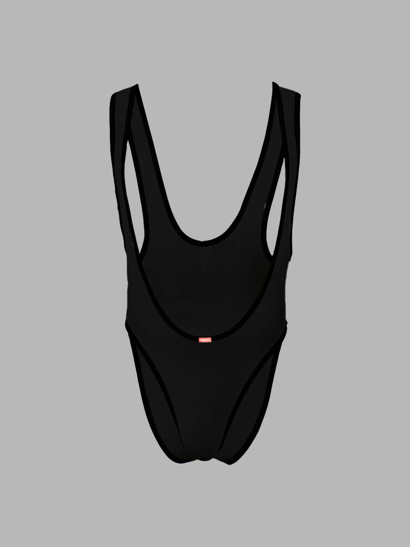 Body Silo Wrestler para Hombre Negro