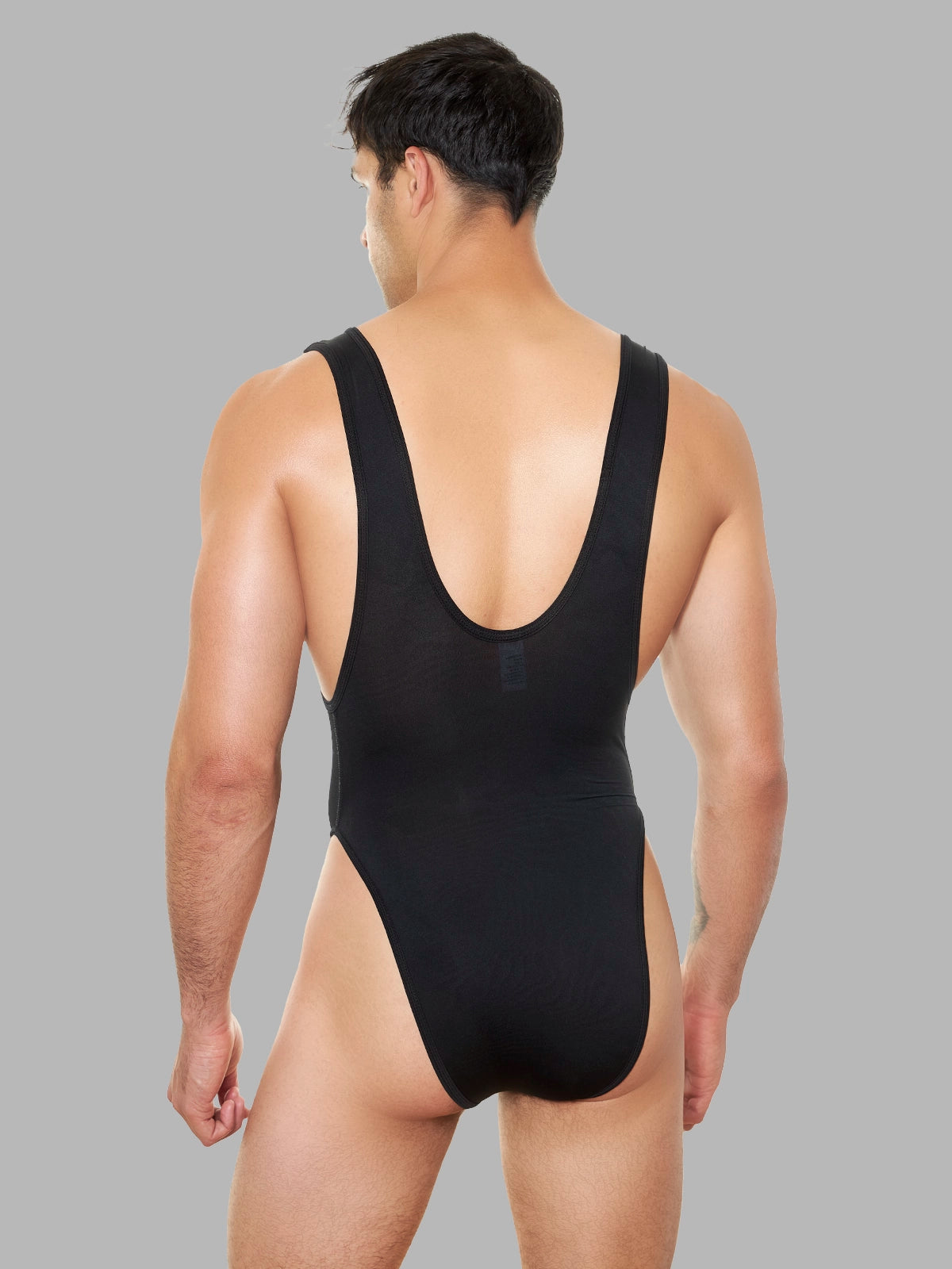 Body Silo Wrestler para Hombre Negro