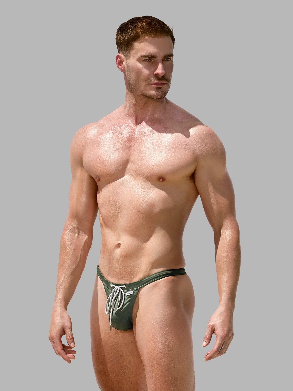 Traje de baño Stamina ST Tanga Verde olivo