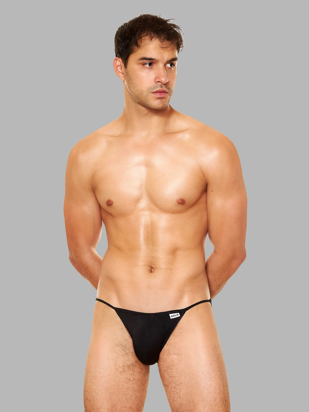 Black Tanga String Grip