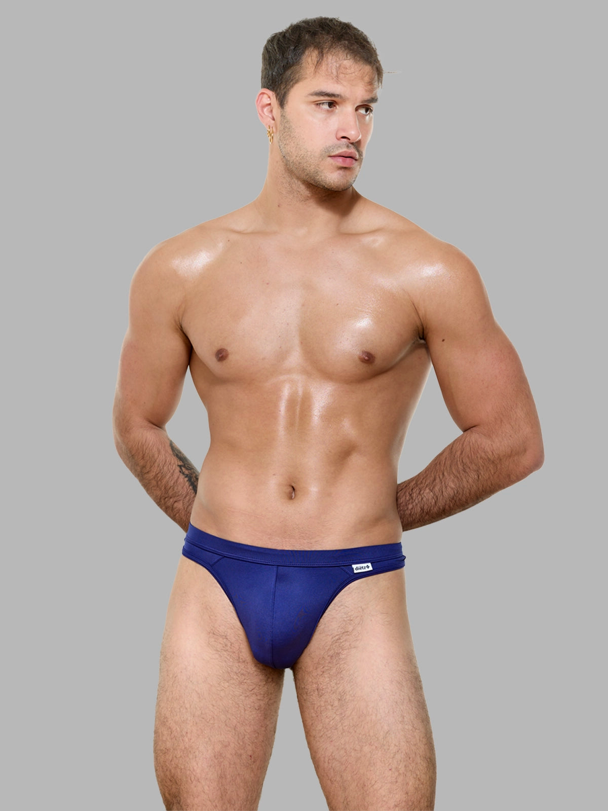 Navy Blue Flex Thong