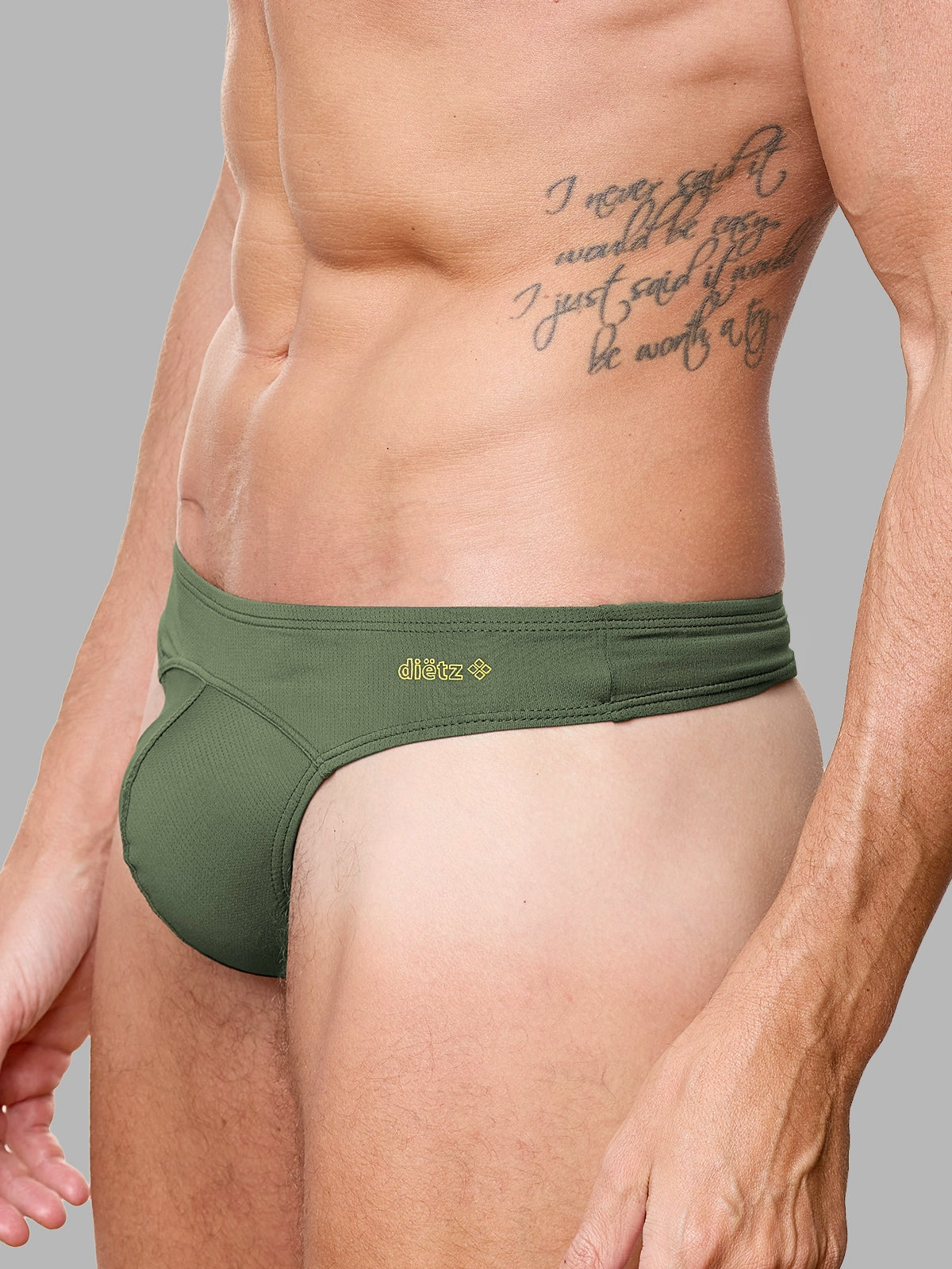 Set de 3 Tangas Konan Verde Olivo